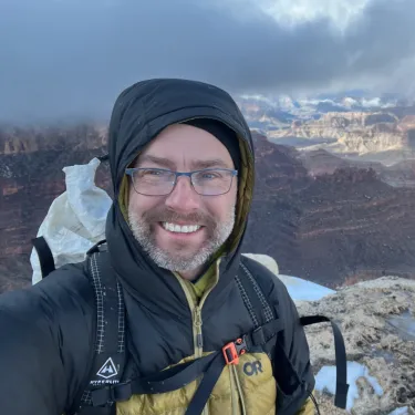 Clay Ballantine at the Grand Canyon