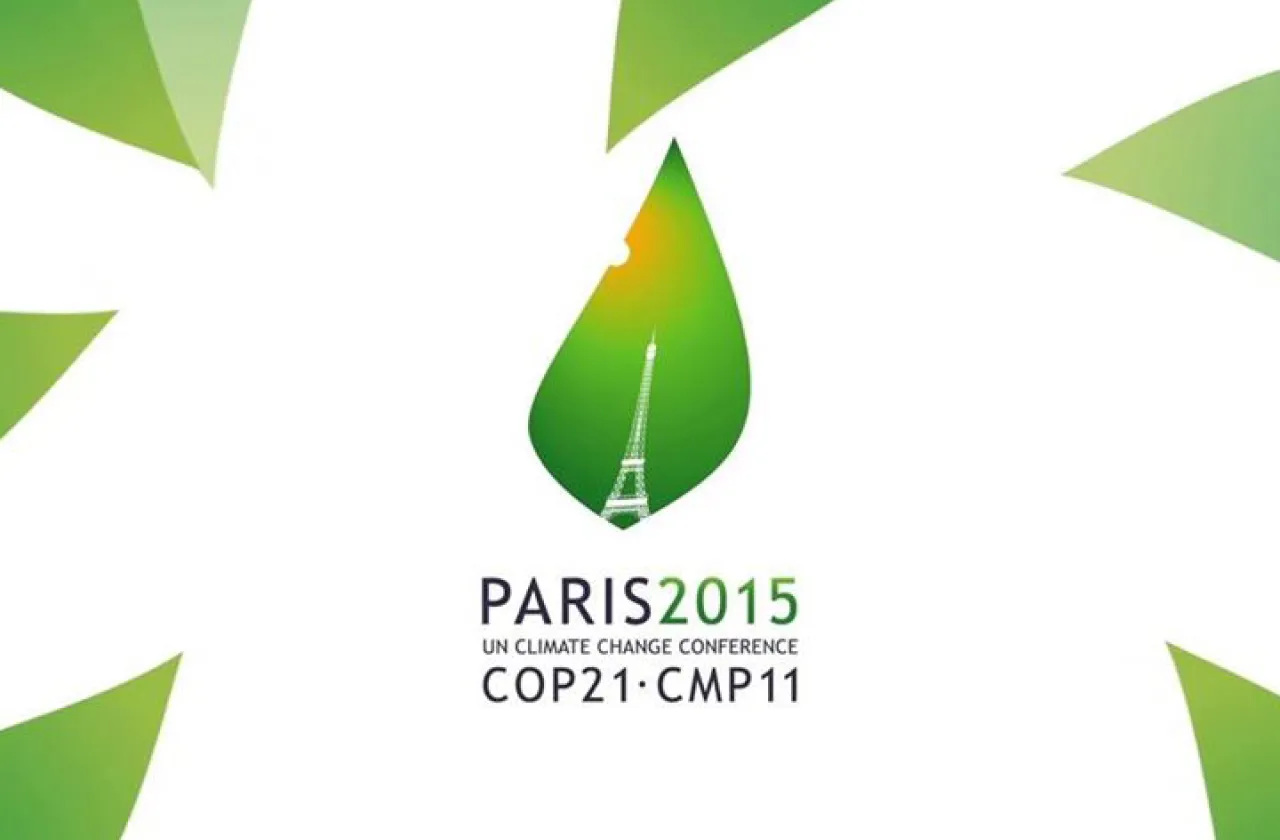 Paris climate change agreement logo