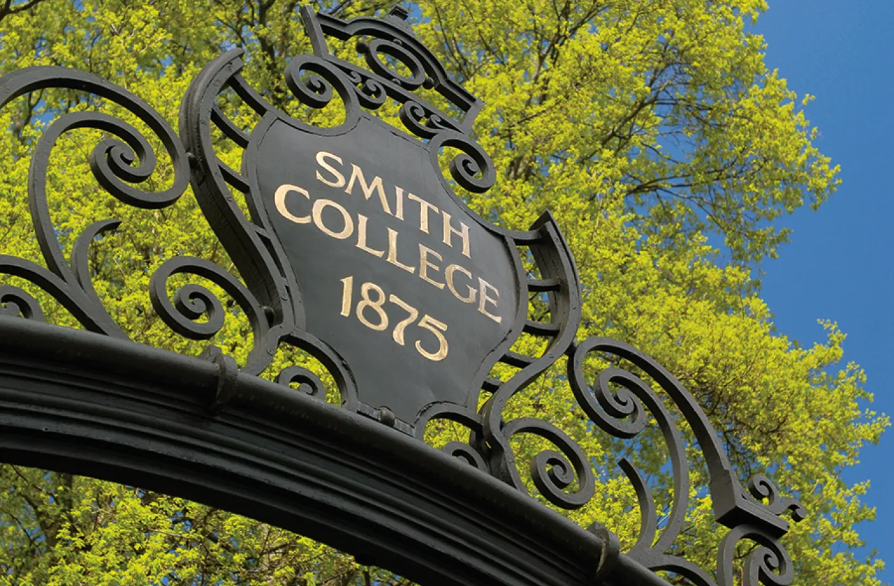Detail shot of the top of the Grecourt Gates