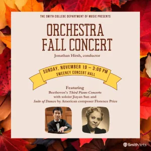 Poster for the 2023 Orchestra fall concert