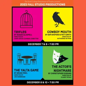 Poster for the Fall 2023 Fall studios shows.