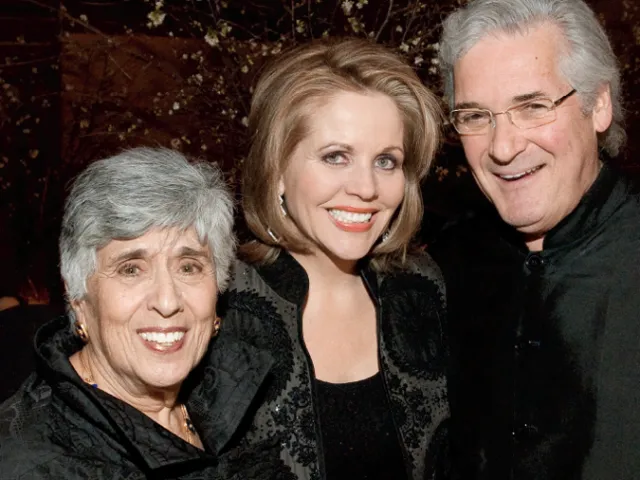 Joan White Harris Renee Fleming Pinchas Zukerman