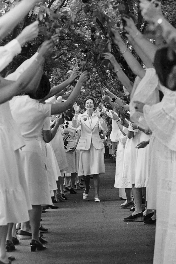 Jill Conway at Ivy Day in 1976