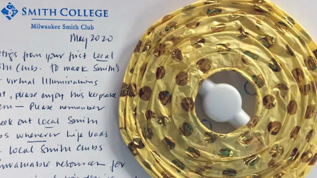 image of the lanterns made for graduating seniors by the Milwaukee Smith club