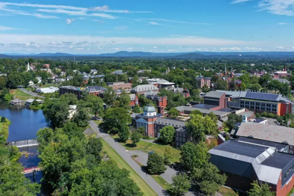 aerial view of Smith College