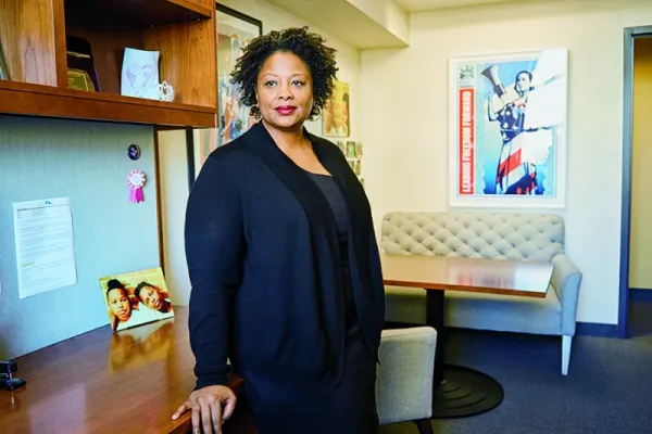 Deborah Archer in her office