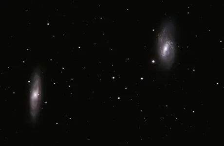M65&66: Filters: V, R, I, C. Total Exposure Time: 92 mins