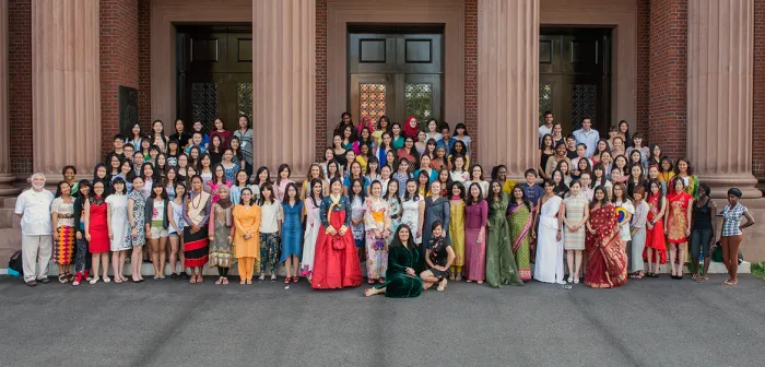 Group photo of the International Students Organization