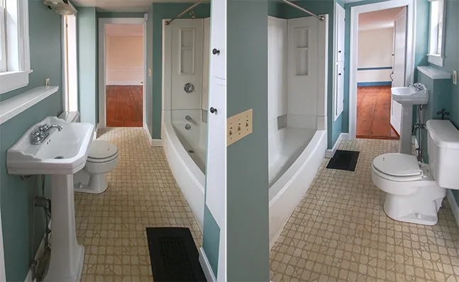 Bathroom of the Sophia Smith House